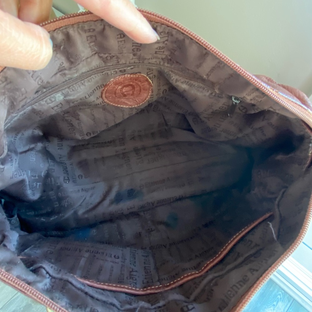 Vintage ETIENNE AIGNER Brown Leather - Picture 12 of 16